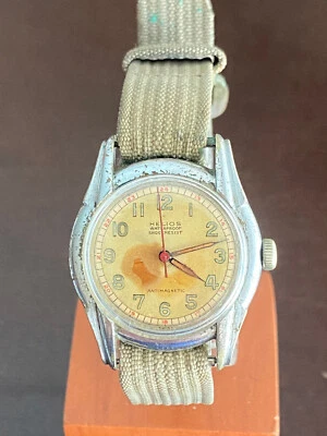 RELOJ PULSERA HELIOS HOMBRE VINTAGE, CAL. 329B, TIEMPO DE MANTENIMIENTO, MILITAR 24 HR. ESFERA Foto 1 de 4