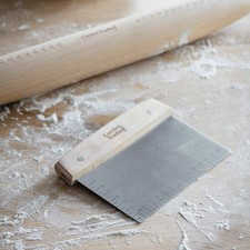 Stainless Steel Cake Scraper Flour Pastry Pizza Dough Scraper Cutter Baking Tool