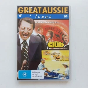 The Club/Travelling North DVD All Regions (1980/1986 Graham Kennedy Aussie icon) - Imagen 1 de 5