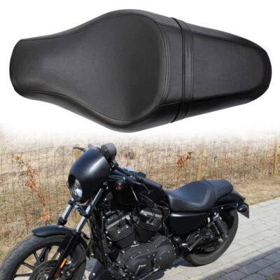 Двухместное сиденье водителя пассажира для Harley Sportster XL 883 1200 айрон на заказ - Изображение 1 из 4