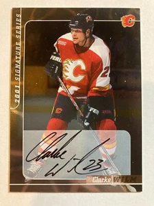 Autógrafos de la serie BAP Signature 2000-01 - Clarke Wilm #145 Calgary Flames - Imagen 1 de 1
