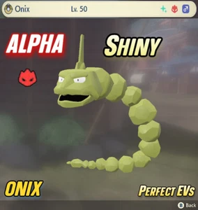 ONIX ALPHA SHINY 🌟 Pokemon Legends: Arceus | EV Trained - Imagen 1 de 2