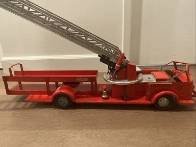 Camión de bomberos Russmoyen rojo modelo juguetes años 50 vintage Foto 1 de 4