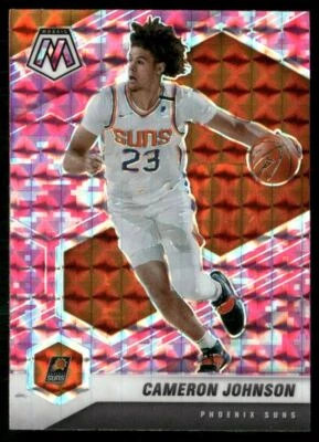 2020-21 Panini Mosaic Pink Camo Prizm Cameron Johnson #172 - Image 1 of 2