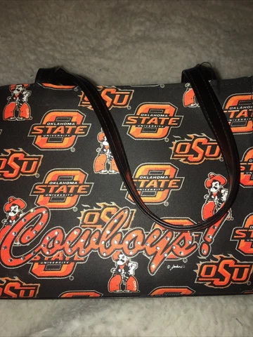OKLAHOMA STATE OSU COWBOYS TOTE STYLE PURSE HAND BAG JENKS Cover