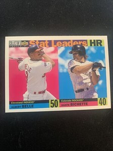 1996 Collector's Choice Baseball Card #3 A.Belle/D.Bichette SL