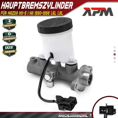 Brake Master Cylinder Brake Cylinder for Mazda MX-5 I NA 1990-1998 1.6L 1.8L Petrol - Image 1 of 4