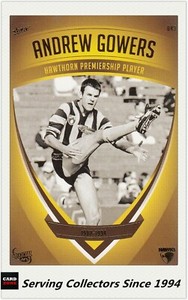 Hawthorn 50 Years Premiership Set PREMIERSHIP PLAYER CARD #43 ANDREW GOWERS