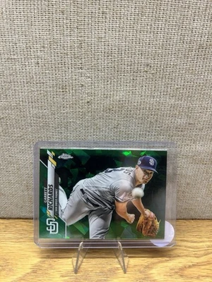 2020 Topps Chrome 更新蓝宝石版 Garrett Richards 绿色/45 — 第 1/2 张图片
