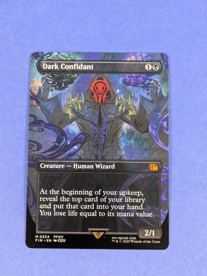 MTG Magic: FINAL FANTASY: Dark Confidant Borderless #0334 Mythic - NM - Image 1 of 2