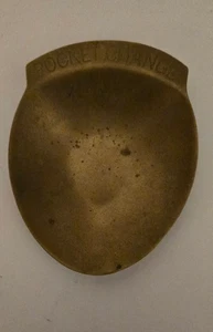 Vintage Massiv Messing Tasche Kleingeld Schale Schüssel Tablett Schlüsselhalter Münze Schmuck - Bild 1 von 2