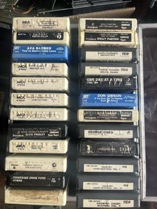 Lot Of 24 Vintage Country 8 Tracks - Picture 1 of 5