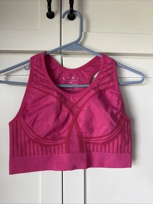 LIVI - Sujetador deportivo - 14/16 - Lane Bryant - Rosa intenso - Sujetador deportivo - Excelente estado Foto 1 de 4