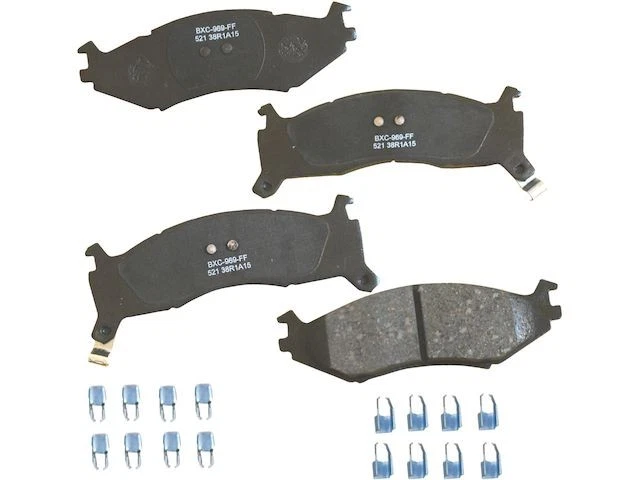 Juego de pastillas de freno delanteras para Dodge Daytona 1992 DQ622RT 1991-1993 Foto 1 de 1