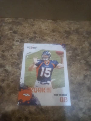 2010 Score #396 Tim Tebow RC Rookie Denver Broncos Football Card Florida  - Image 1 of 3