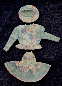 VINTAGE Barbie Jean Fashions Dress-up Denim Blues 1988 - Imagen 1 de 9