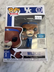 Funko Pop! College Mascots UK Wildcat #17 Worn Box FP72325 - Picture 1 of 6