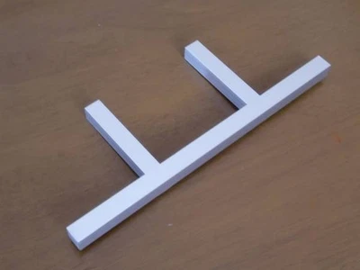 Tamiya 1/14 RC Flatbed Rear Bumper Aluminum, Hand Made, 7.1 width, Used SS8 - Image 1 of 4