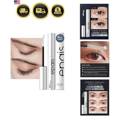 Eyelash Growth Serum Natural Longer Thicker Lashes Safe Gentle 15ml - Image 1 of 4