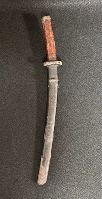 CHAGATANA Casa de Té Espada Hierro Siglo XIX Antigua Japonesa Kabutowari Katana 13.3 pulgadas Foto 1 de 4