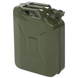 Lata de almacenamiento de gasolina diésel 20L 0,6 mm con tubo de vertido estilo británico ejército - Imagen 1 de 19
