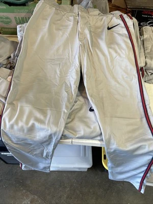 NIKE BSBL GRAY Baseball Softball Pants, Elastic Waist Size Men's XL  - Image 1 of 4