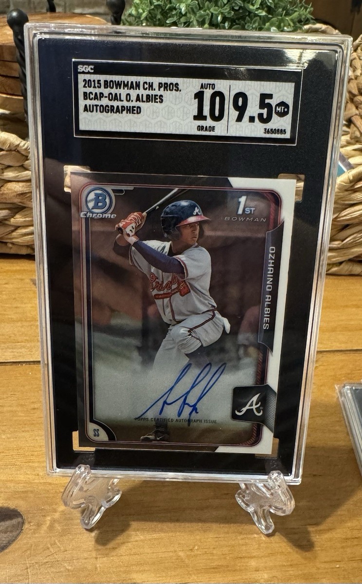 Bowman Ozzie Albies Baseball 2015 Season Sports Trading Bowman Ozzie Albies Baseball 2015 Season Sports Trading