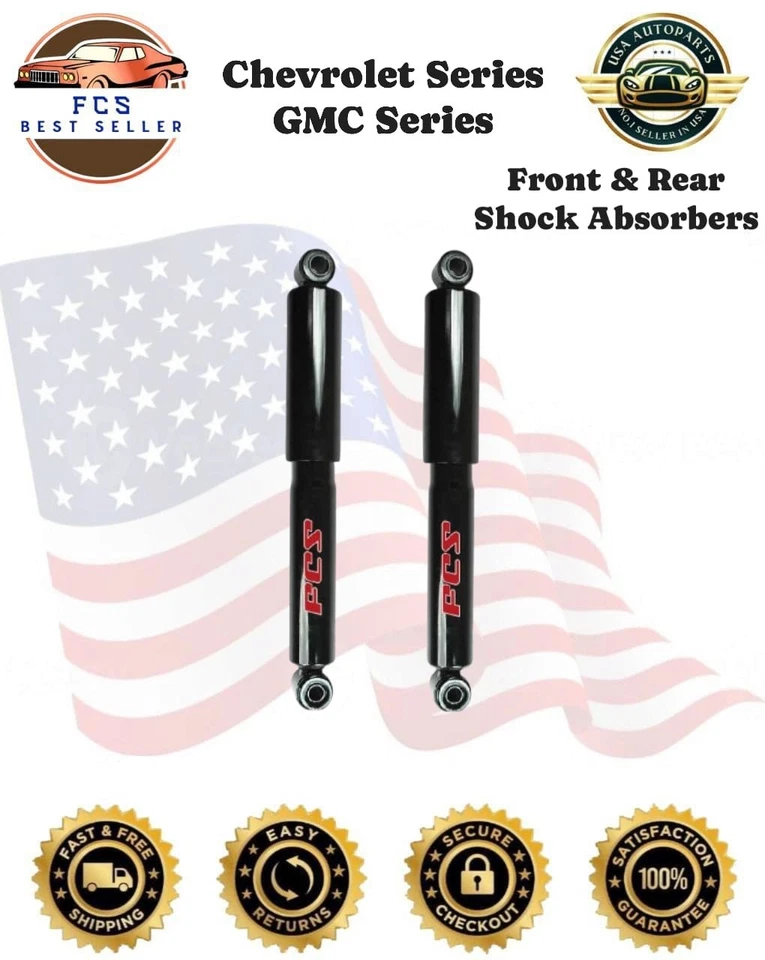Piezas de automóviles FCS para amortiguadores de suspensión delantera/trasera para Chevrolet GMC Foto 1 de 4