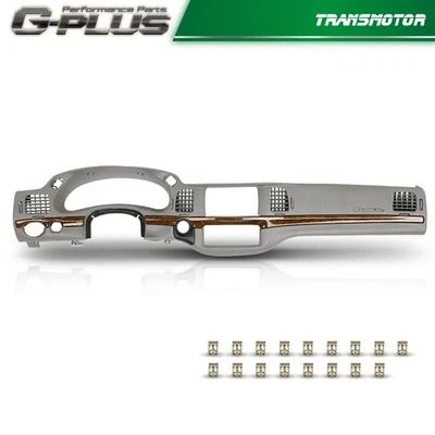 Ajuste para 01-05 Chevy Impala tablero bisel cuadro de instrumentos velocímetro recorte gris Foto 1 de 4