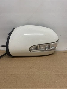 WHITE 06-07 MERCEDES R350 W251 FRONT LEFT SIDE EXTERIOR REAR VIEW MIRROR OEM🛞 - Foto 1 di 12