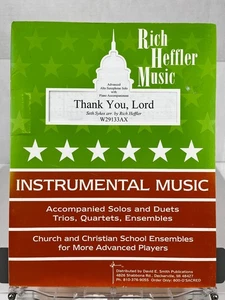 Rich Heffler Thank You Lord Sheet Music Instrumental Alto Saxophone Solo - Picture 1 of 4