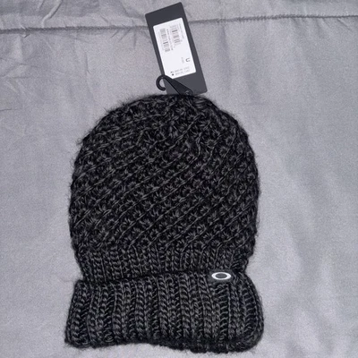 Gorro Oakley Mix Yarn - Nuevo con etiquetas para mujer talla única negro Foto 1 de 4