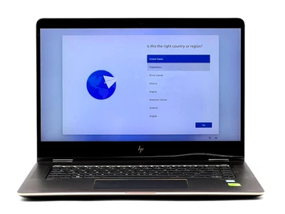 HP Spectre x360 - i7-8550U - 16GB RAM - MX150 - 512GB SSD (FLICKERING SCREEN) - Image 1 of 4