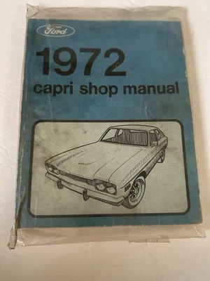 1972 Ford Capri Car Maintenance Repair Shop Manual - Image 1 of 2