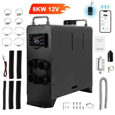 Diesel Standheizung 12V 24V Luftheizung Wohnmobil Bluetooth KFZ Air Heater Auto - Bild 1 von 4
