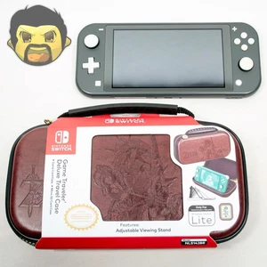 Consola Nintendo Switch Lite Zelda Traveler Estuche Paquete Gris Probado y Funcionando - Imagen 1 de 13