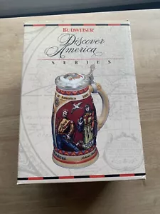 Budweiser Discover America Series Nina Beer Stein 1992 Anheuser Busch + COA - Picture 1 of 9