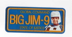 BIG JIM-9 Global Commando Targa in metallo - Foto 1 di 2
