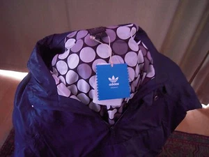 Adidas Originals Windbreaker Herren blau marineblau LD SN WB Batwin Large selten neu mit Etikett $ 120 - Bild 1 von 9