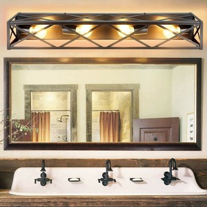Black Industrial Vanity Lighting Wall Lighting Fixtures For Sale In Stock Ebay