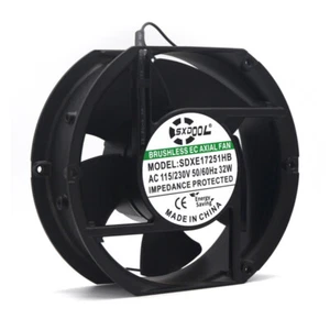 AXIAL 1751 115V 230V AC 172mm x 150mm x 51mm 4000rpm Strong Air Flow 272CFM fan - Picture 1 of 5