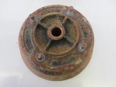 2002 Kawasaki Mule 3010 Gas UTV Usado OEM Um Cubo de Freio Frontal Tambor - Imagem 1 de 2