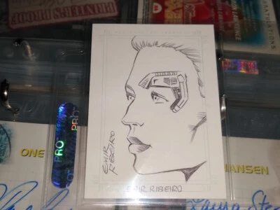 Women of Star Trek Voyager HoloFEX Emir Ribeiro Seven of Nine Sketch Card - Bild 1 von 2