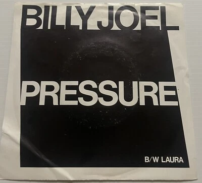 Billy Joel Pressure / Laura Vinyl Record 7” 45 RPM BA 222984 MX201940 CBS 1982 - Image 1 of 4