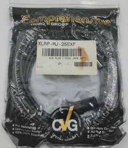 COMPREHENSIVE,PREMIUM EXF FREQUENCY RESPONSE XLRP-MJ-25EXF 25FT XLR PLUG JACK - Picture 1 of 3