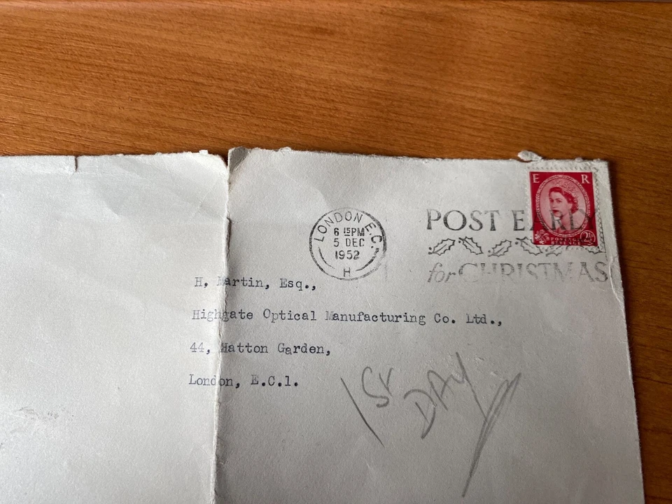 first day cover 2 1/2 d definitive QEII 5 Dec 1952 - Image 1 of 1