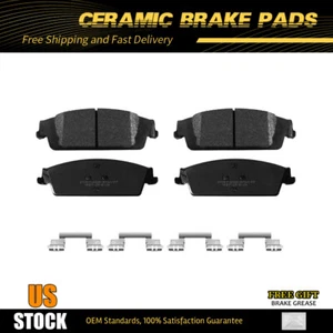Rear Ceramic Brake Pads Kit for Chevy Silverado GMC Sierra 1500 Yukon Tahoe - Picture 1 of 7