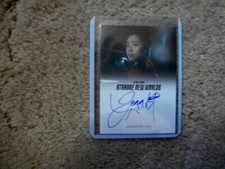 STAR TREK STRANGE NEW WORLDS JENNIFER HUI AUTOGRAPH CARD.