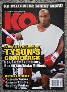 2002 WINTER KO BOXING MAGAZINE MIKE TYSON MICKY WARD TARVER ECHOLS FREITAS +MORE - Picture 1 of 4