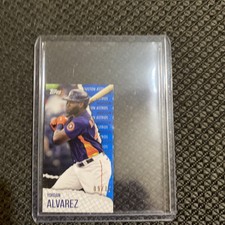 2021 Topps Rip MRIP-YA Mini Yordan Alvarez SP #   /10 Blue Houston Astros